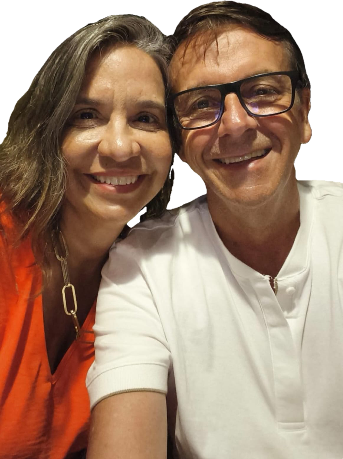 Valter e Leides compartilhando a caminhada